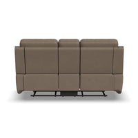 Iris Power Reclining Loveseat with Console & Power Headrests