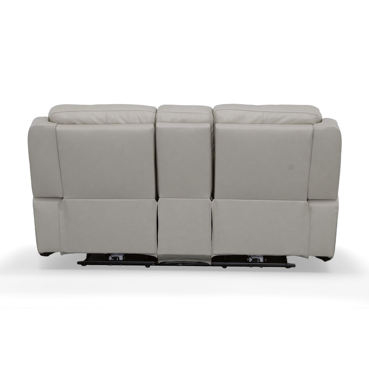 Barnett Power Reclining Loveseat with Console & Power Headrests & Lumbar