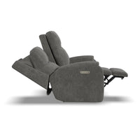 Penn Power Reclining Loveseat with Power Headrests & Lumbar