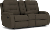 Kerrie Reclining Loveseat with Console