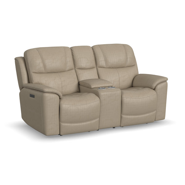 Crew Power Reclining Loveseat with Console & Power Headrests & Lumbar