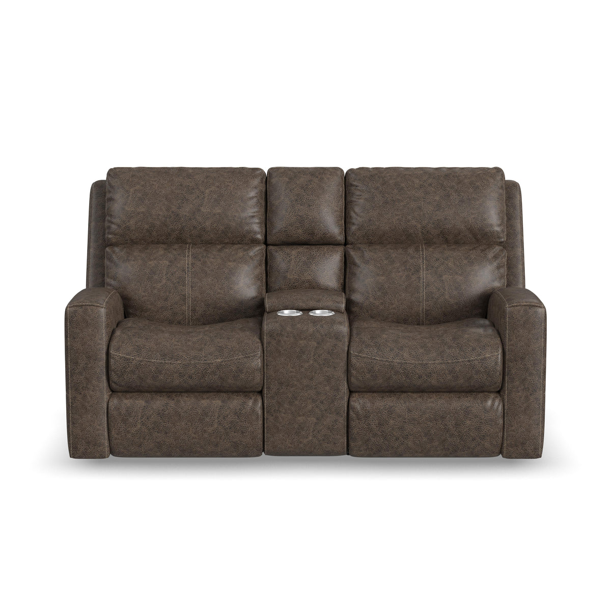 Score Power Reclining Loveseat with Console & Power Headrests & Lumbar