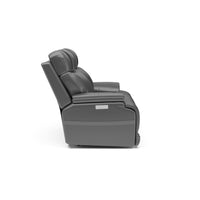 Logan Power Reclining Loveseat with Power Headrests & Lumbar