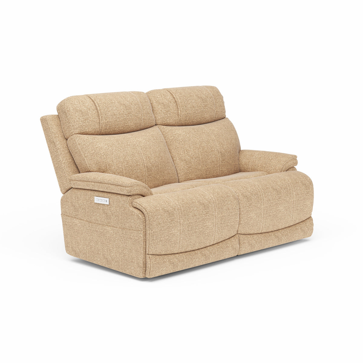 Logan Power Reclining Loveseat with Power Headrests & Lumbar