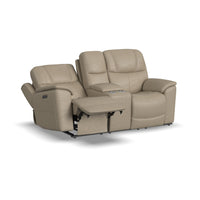 Crew Power Reclining Loveseat with Console & Power Headrests & Lumbar