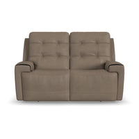 Iris Power Reclining Loveseat with Power Headrests