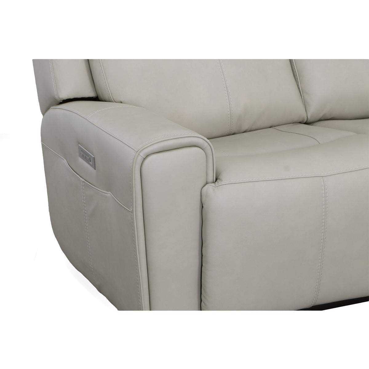 Barnett Power Reclining Sofa with Power Headrests & Lumbar