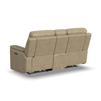 Odell Power Reclining Loveseat with Console & Power Headrests & Lumbar