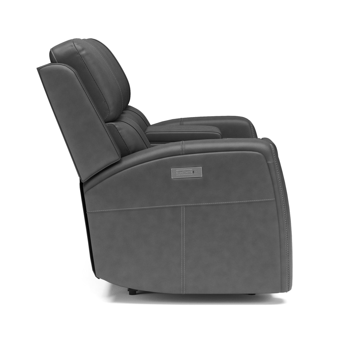 Linden Power Reclining Loveseat with Console & Power Headrests & Lumbar