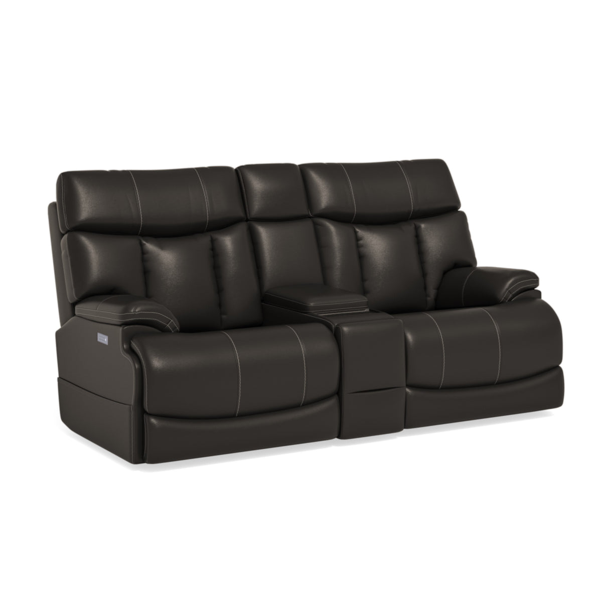 Clive Power Reclining Loveseat with Console & Power Headrests & Lumbar