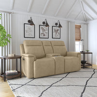 Odell Power Reclining Loveseat with Console & Power Headrests & Lumbar