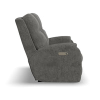 Penn Power Reclining Loveseat with Power Headrests & Lumbar