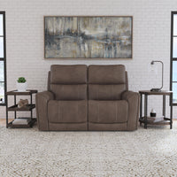 Power Reclining Loveseat with Power Headrests & Lumbar