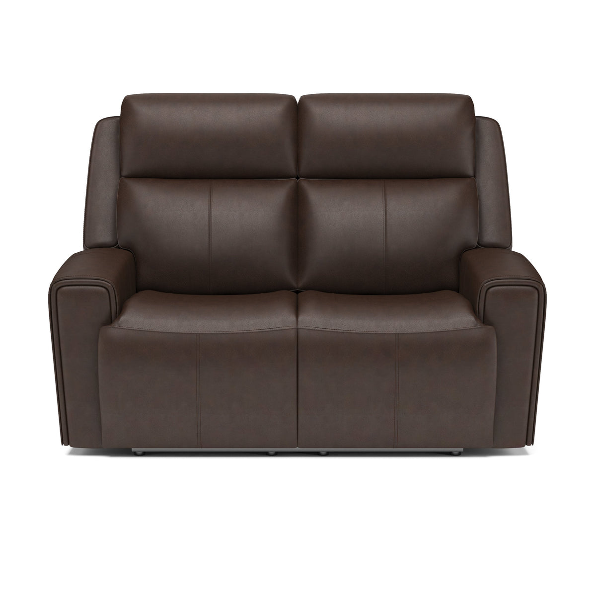 Barnett Power Reclining Loveseat with Power Headrests & Lumbar