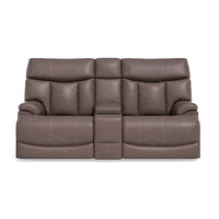 Ashton Power Reclining Loveseat with Console & Power Headrests & Lumbar