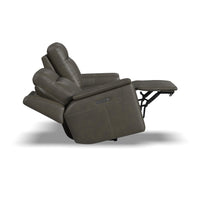 Odell Power Reclining Loveseat with Power Headrests & Lumbar