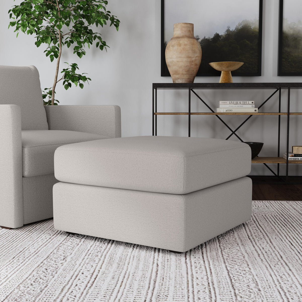 Flex Square Bumper Ottoman