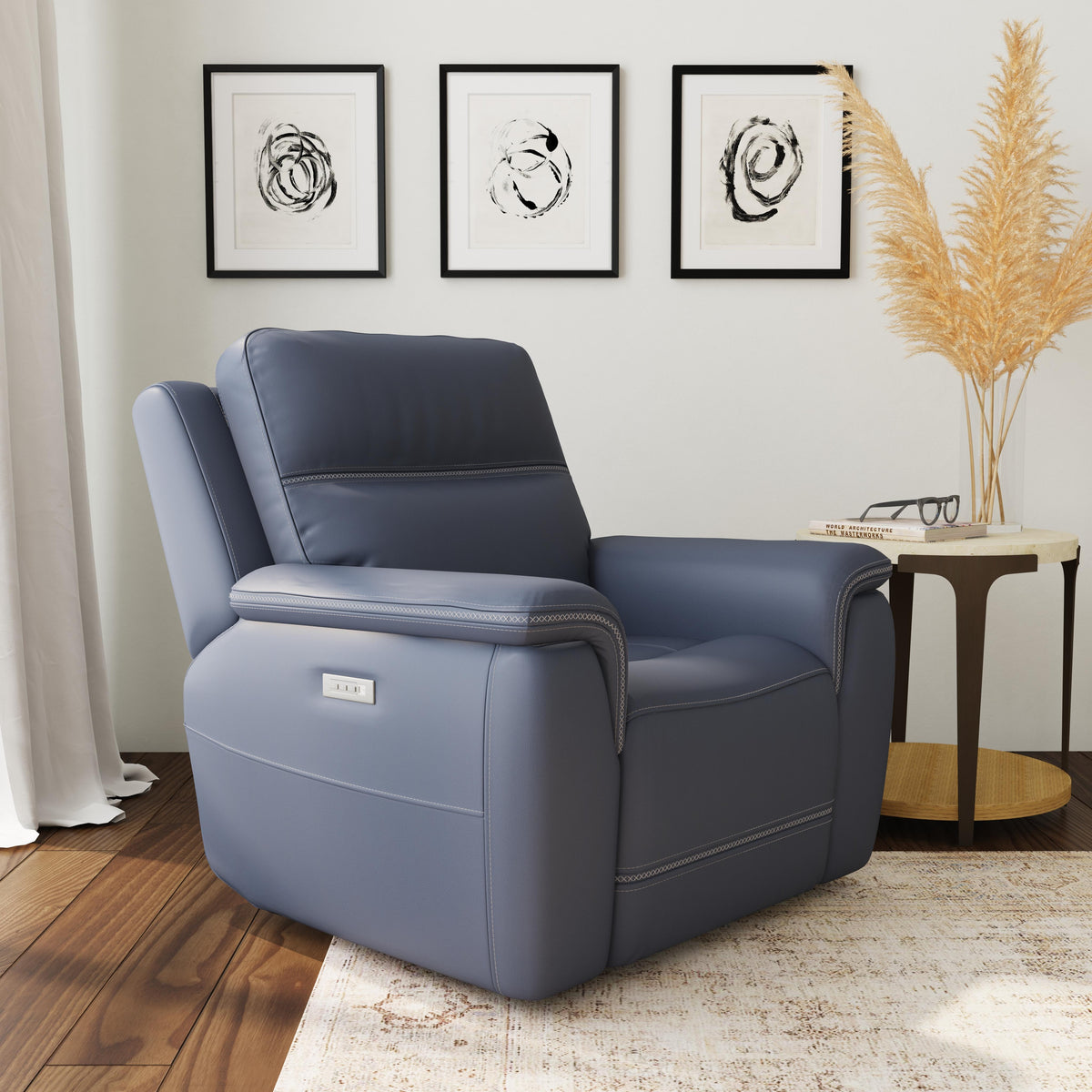 Sawyer Power Recliner with Power Headrest & Lumbar