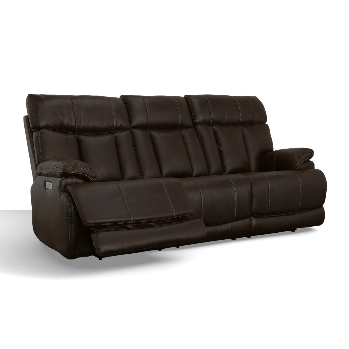 Clive Power Reclining Sofa with Power Headrests & Lumbar